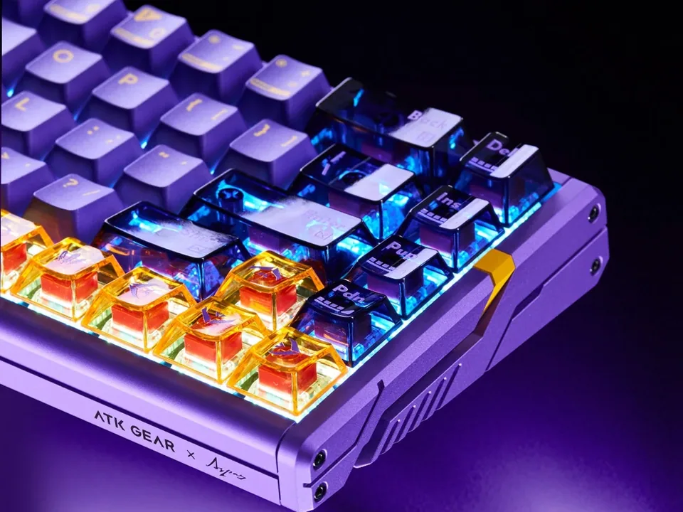 ATK × Aspas RS6 Ultra: Keycaps da edição