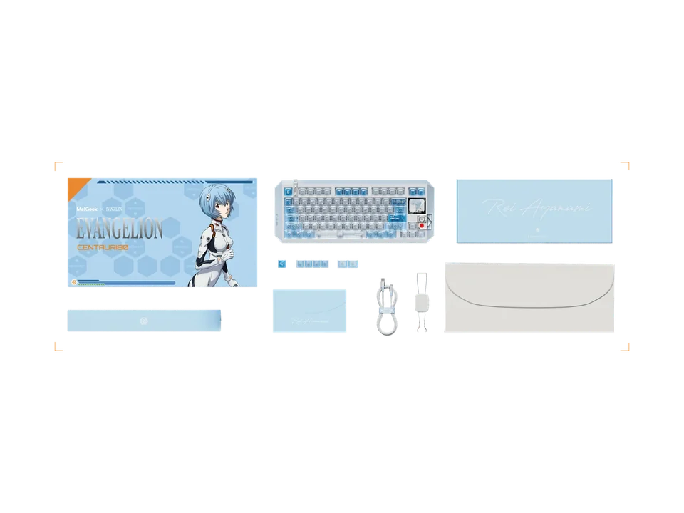 MelGeek × EVANGELION Centauri80 Rei Ayanami Edition — Rei Ayanami Edition, foto 14