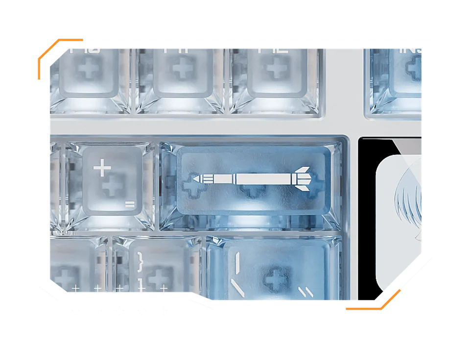 MelGeek × EVANGELION Centauri80 Rei Ayanami Edition — Rei Ayanami Edition, foto 9