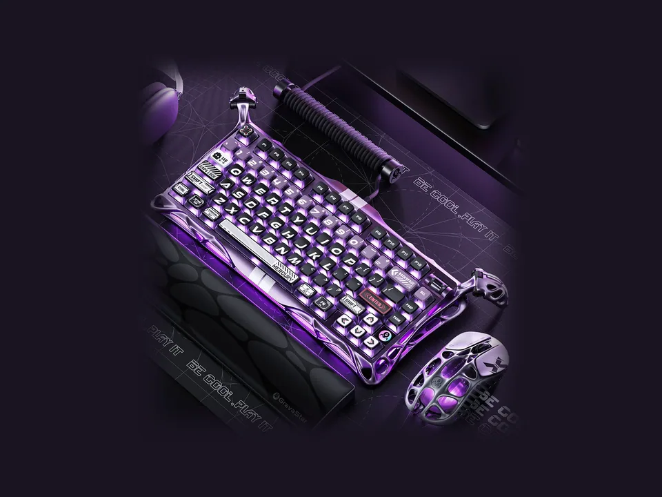 GravaStar Mercury V75 Pro — Iron Purple, foto 12