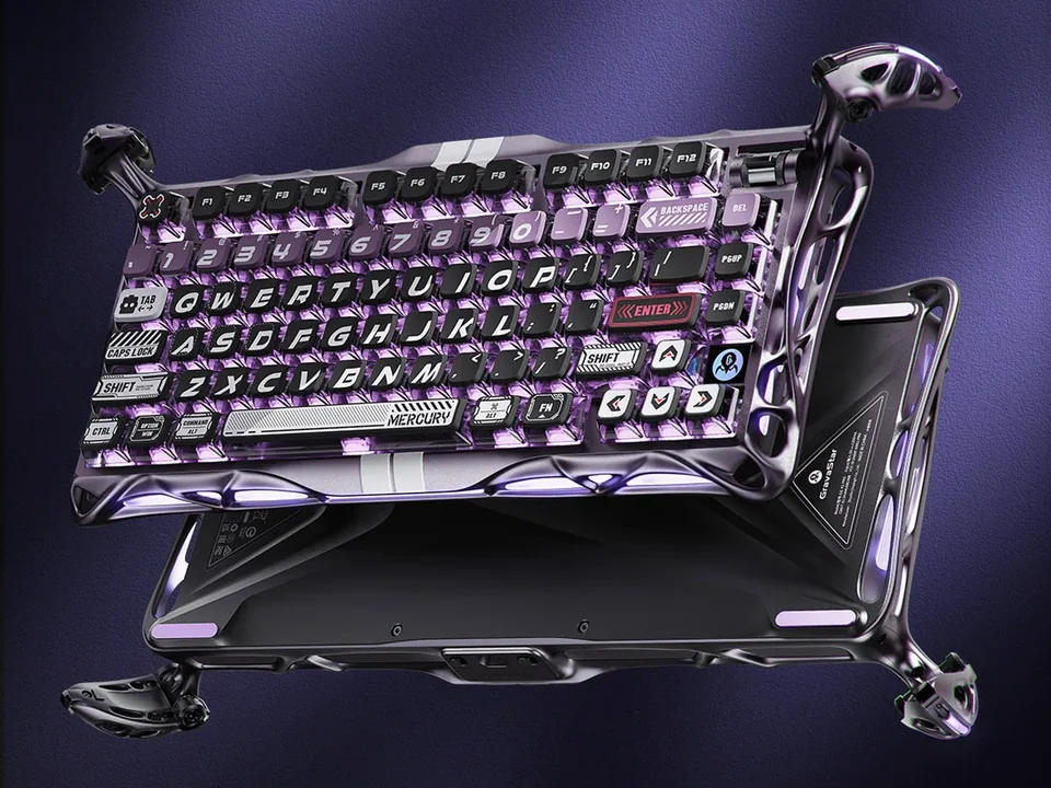 GravaStar Mercury V75 Pro — Iron Purple, foto 6