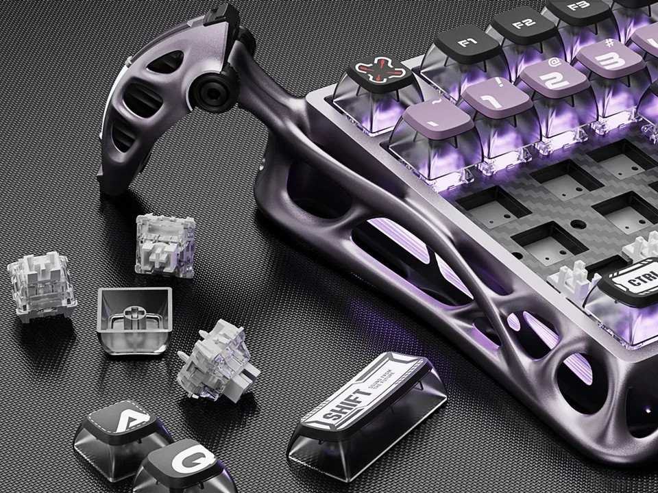 GravaStar Mercury V75 Pro — Iron Purple, foto 11